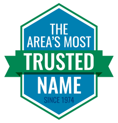 Blue and green logo: 