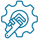 Gear with adjustable wrench inside.