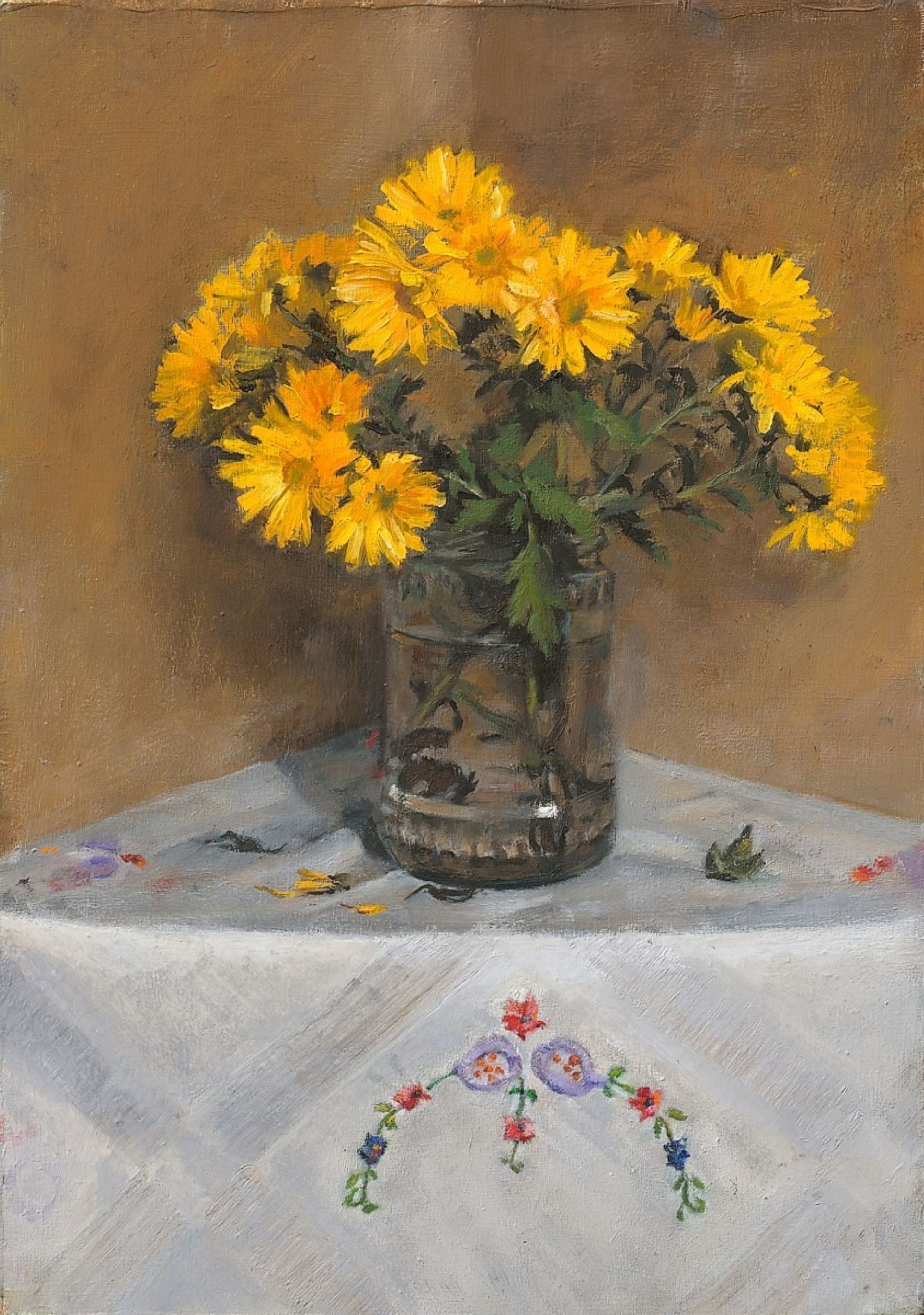 ציור טבע עכשווי, פרחים, ציור חינניות מקורי, צבעי שמן, סגנון אימפרסיוניסטי, טבע ישראלי
Contemporary nature painting, flowers, original daisies painting, oil paints, impressionist style, Israeli nature