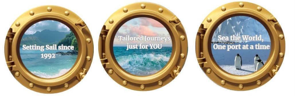 A screenshot of why book with cruise world.