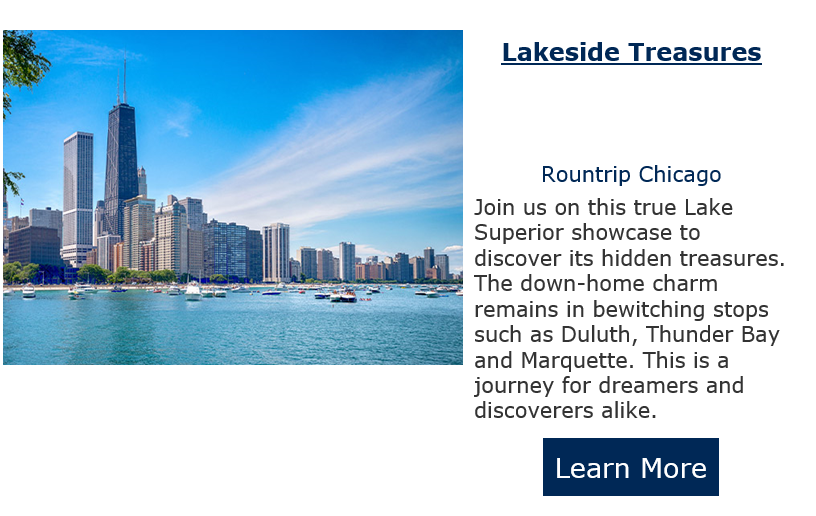 A picture of a lakeside treasures tour in chicago