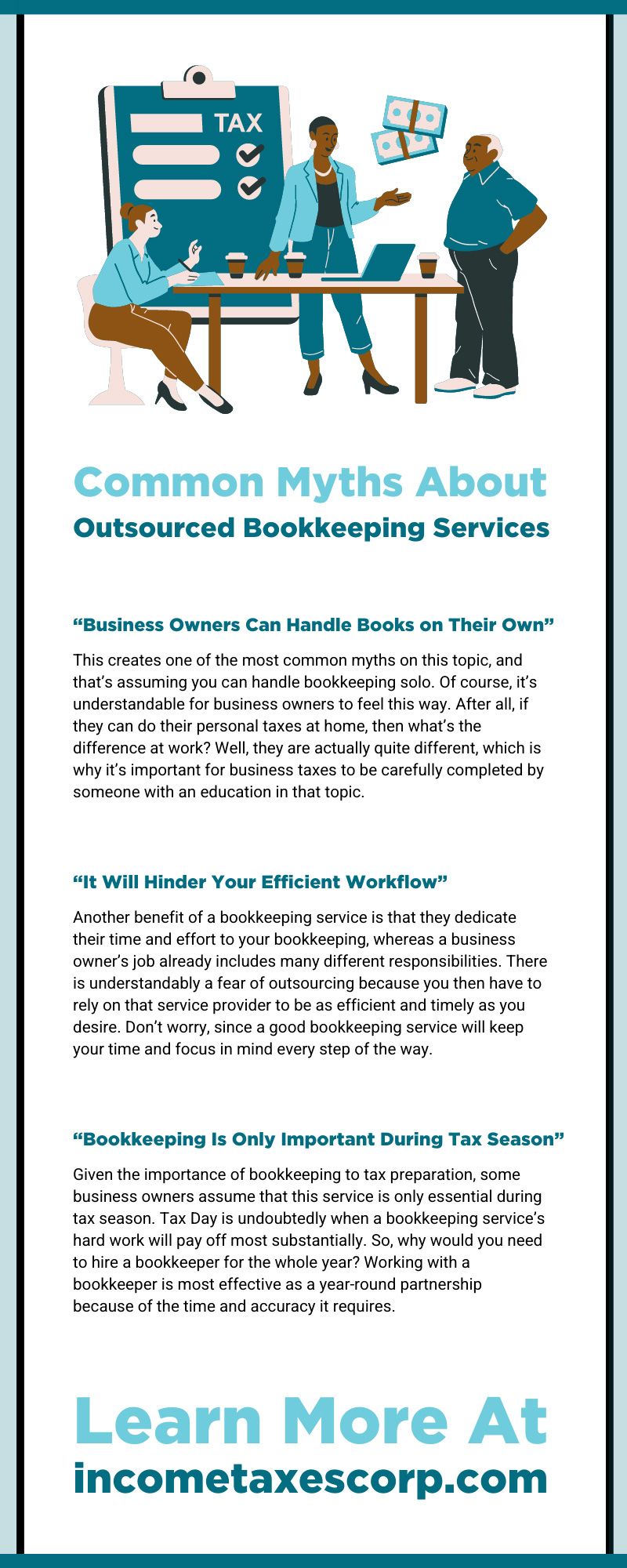 Common Myths About Outsourced Bookkeeping Services