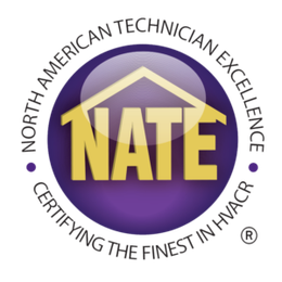 A logo for north american technician excellence