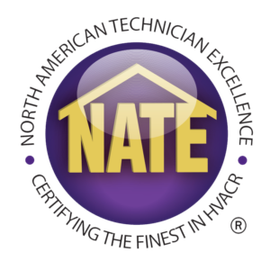 A logo for north american technician excellence