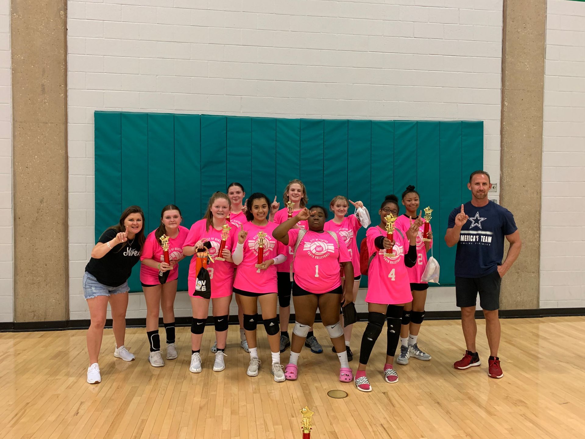 Youth Volleyball 1st place