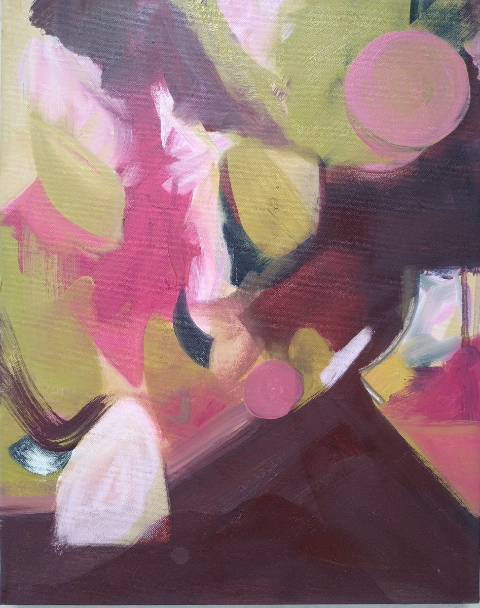 Abstract oil painting