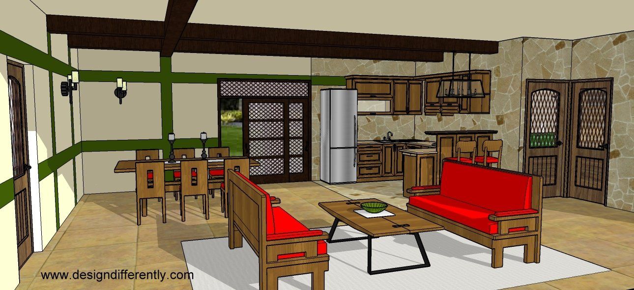 עיצוב הבית - עיצוב סלון - עיצוב מטבחים - הדמיה