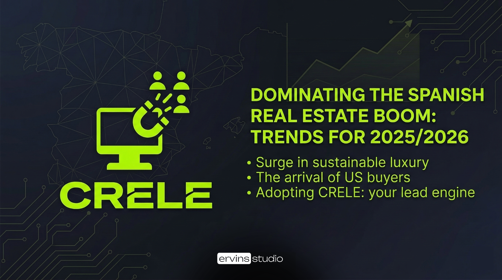 Green logo: computer with a magnet attracting people; text reads