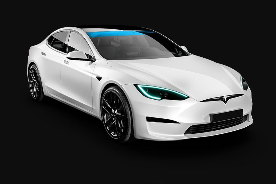 Standard HITEK Window Tinting Package - Windshield Strip