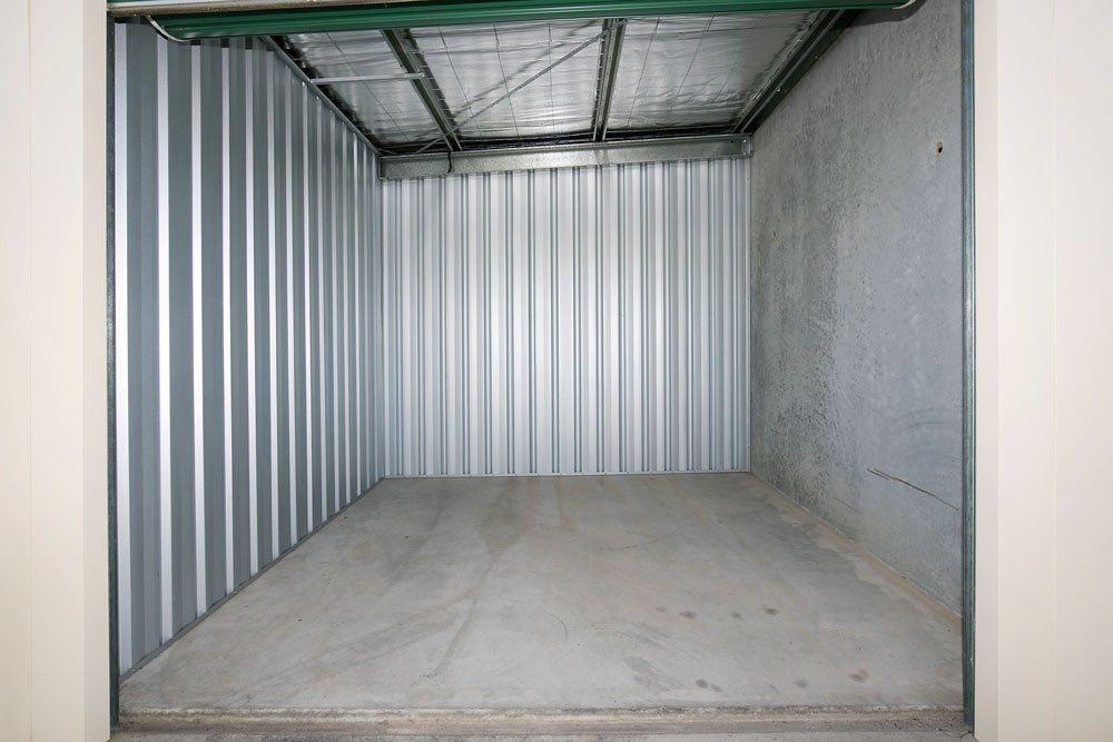inside of a storage unit
