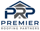 Logo with green mountains behind a stylized American flag, over the text