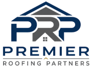 Logo with green mountains behind a stylized American flag, over the text