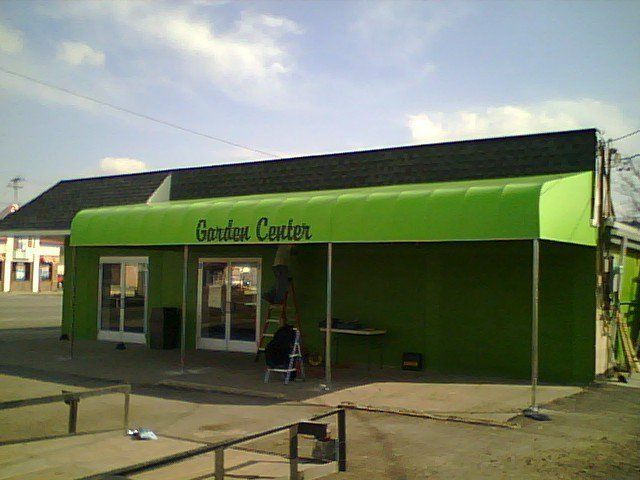 Garden Center Wide Garden Awning — Roseville, MI — J.C. Goss Company