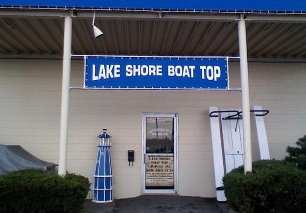 Lake Shore Boat Top Sign — Roseville, MI — J.C. Goss Company