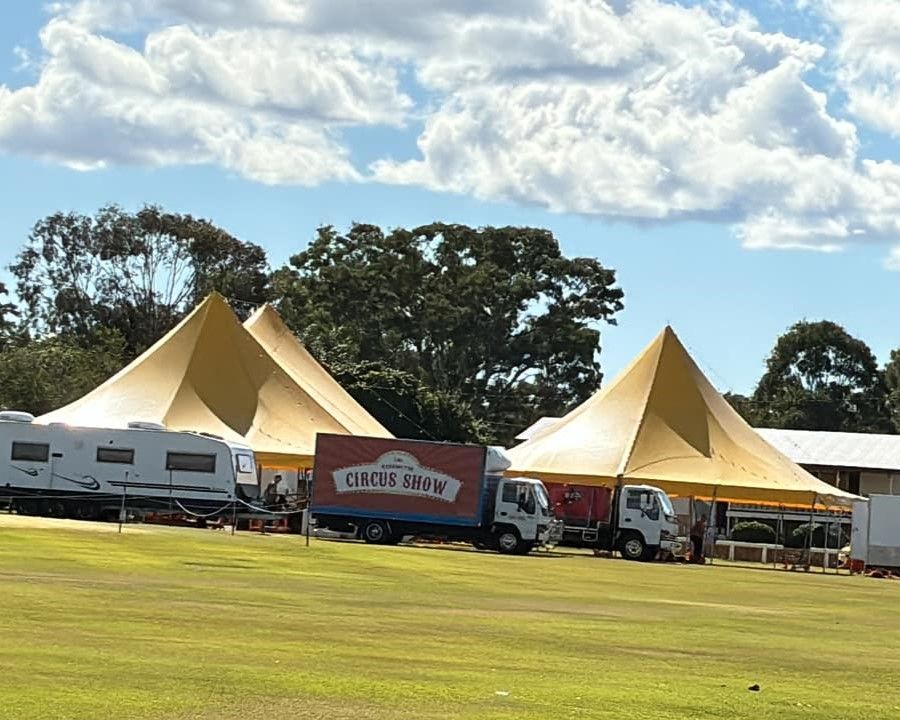 A Truck With The Word Circus On It — Maryborough Cricket Club In Maryborough, QLD