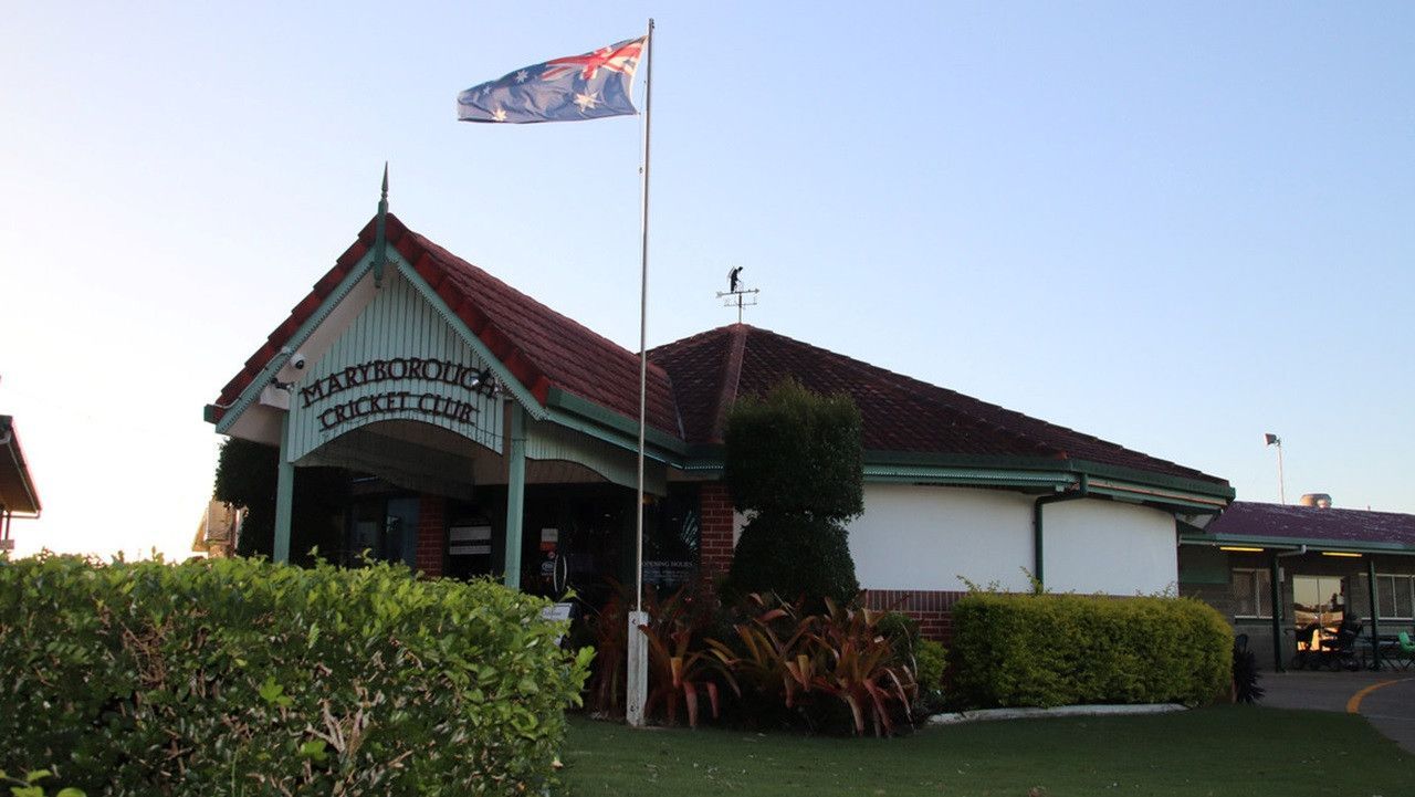 Outside Of A Building Saying Maryborough Cricket Club— Maryborough Cricket Club In Maryborough, QLD