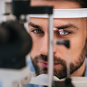 Optometry — Eye Sight Examination To A Patient in Georgia, VT