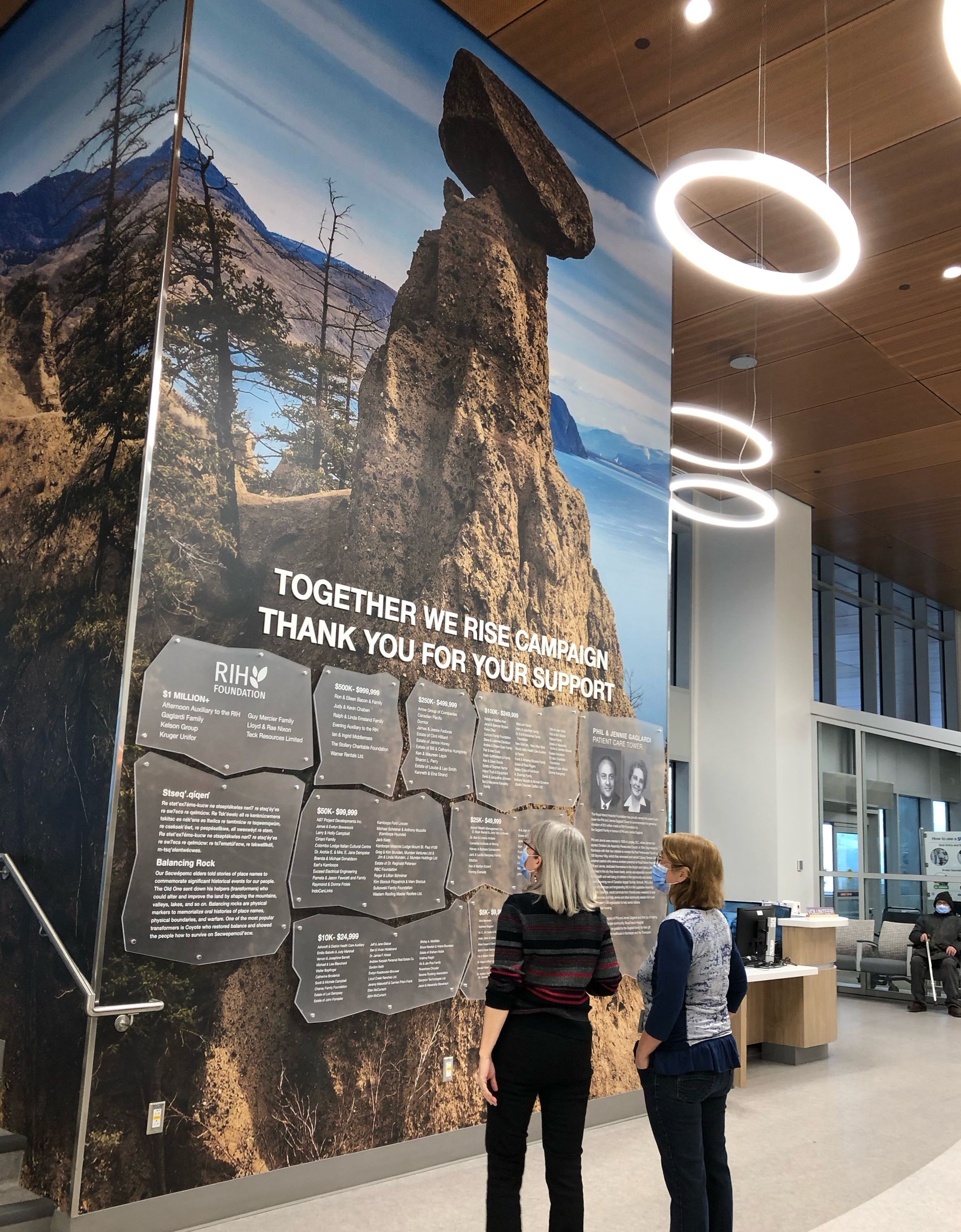 a large wall with a lot of pictures on it .