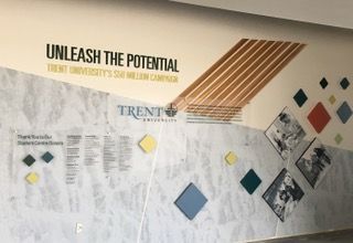 the university of ontario is displayed on a wall