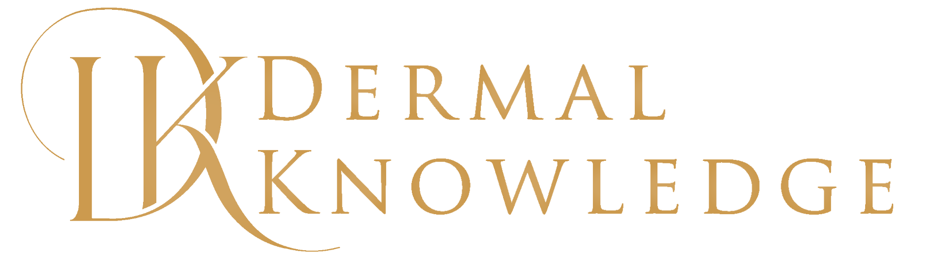 It is a logo for a company called dermal knowledge.