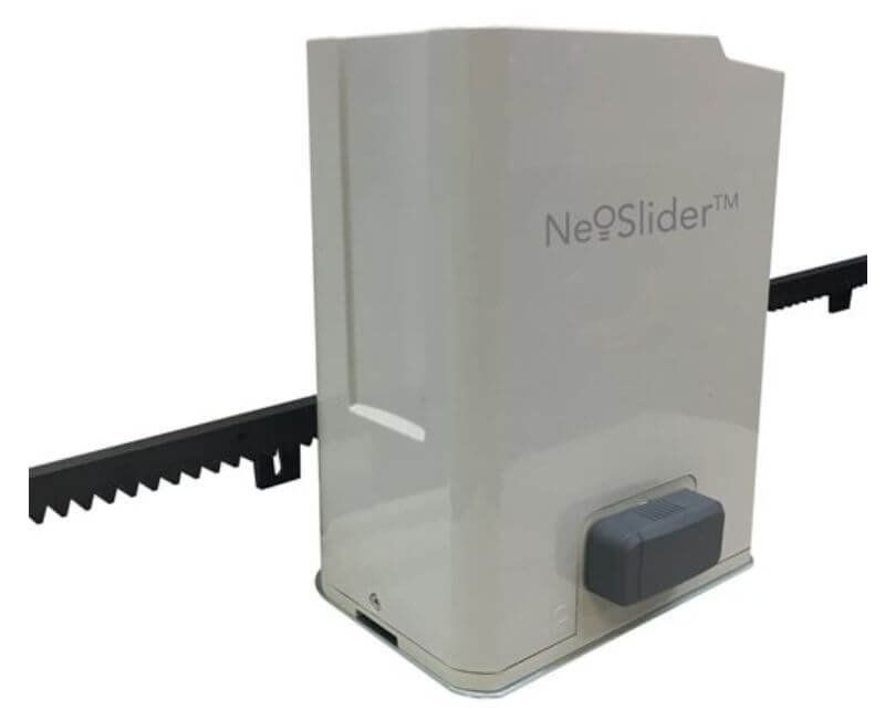 A white box with the word neoslider on it