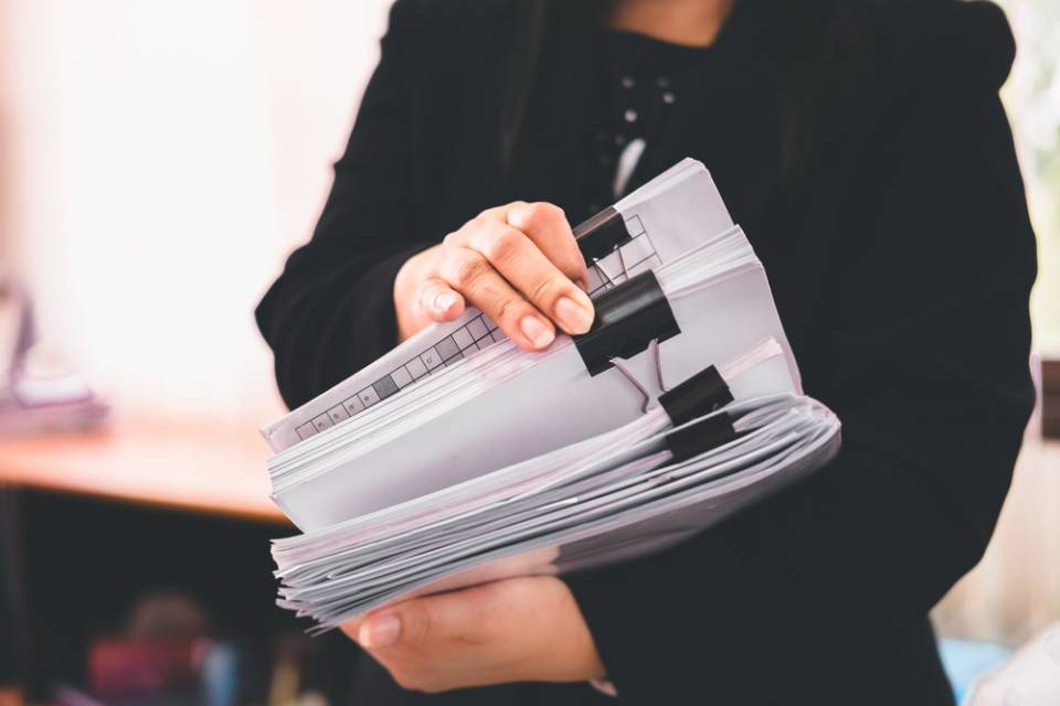 Professional holding training documents