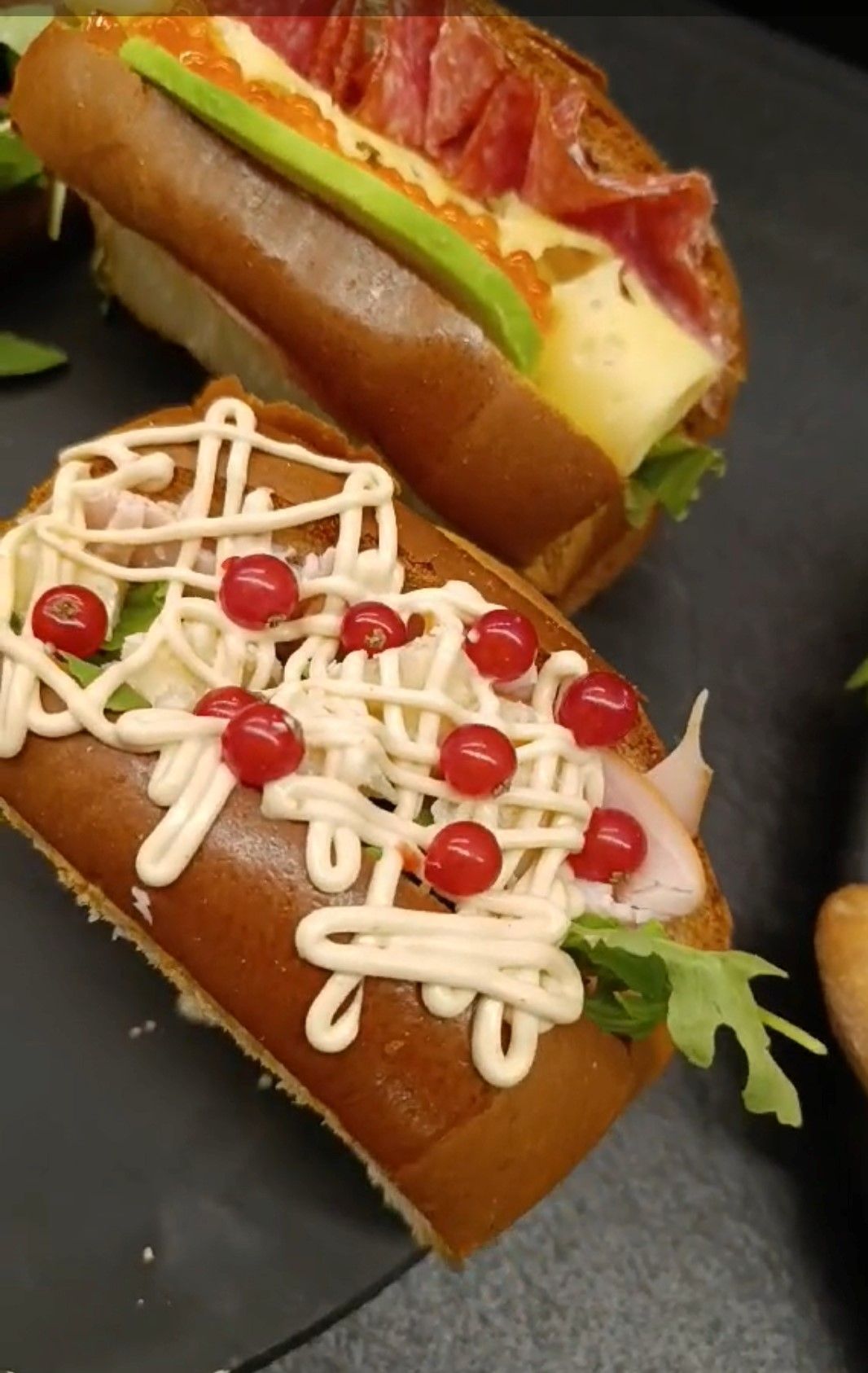 δημιουργία συνταγών για βιτρίνες σάντουιτς