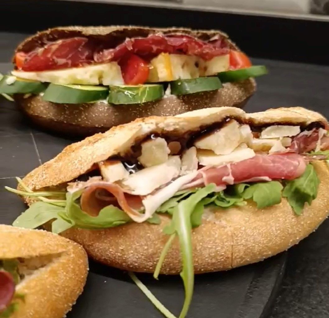 δημιουργία συνταγών για βιτρίνες σάντουιτς