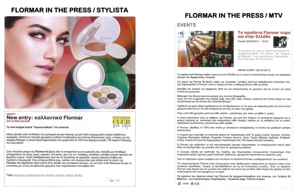 Flormar publicity pr 