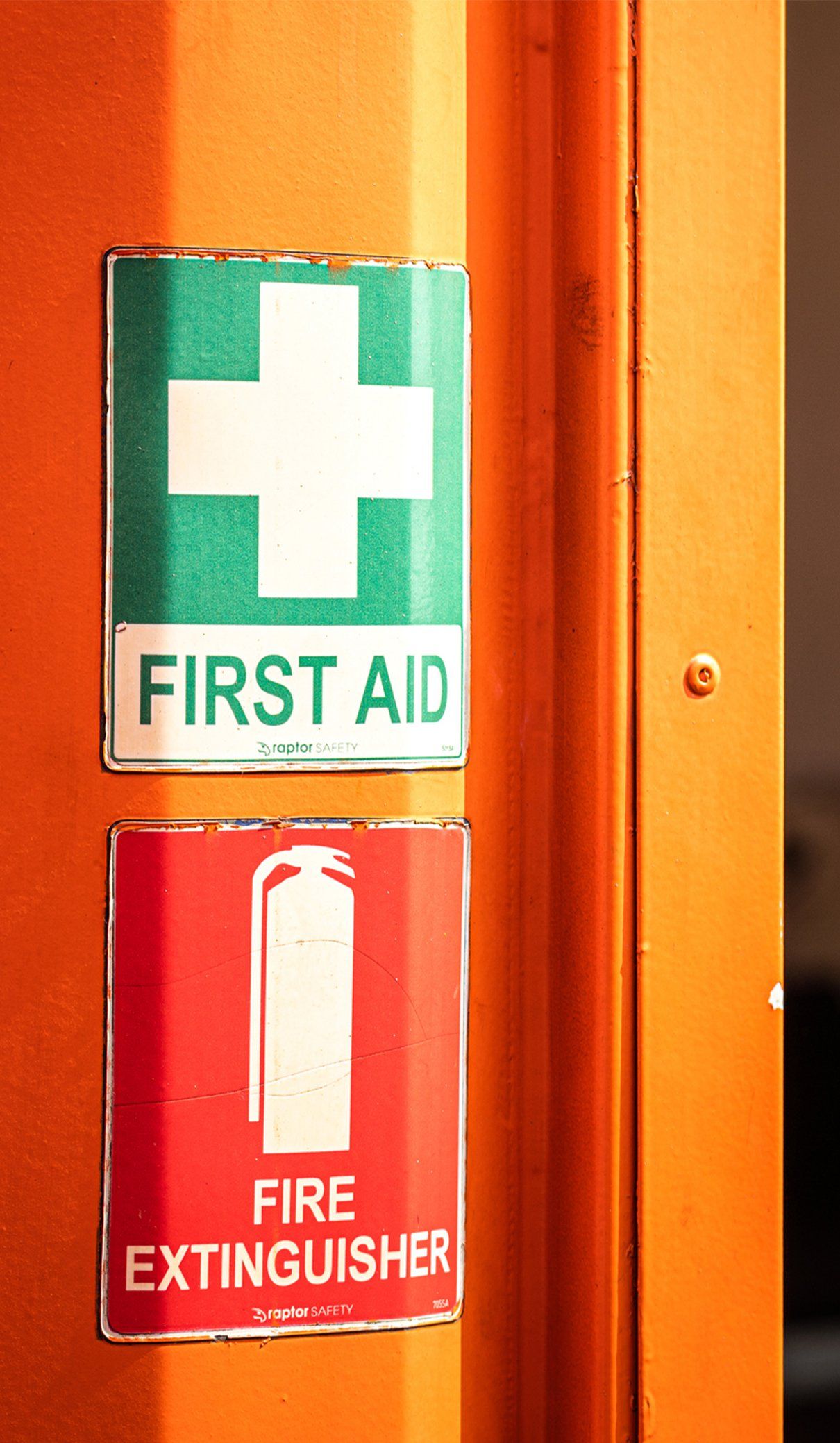 First Aid and Fire Extinguisher Signs — Newcastle, NSW — JAB Safety Pty Ltd