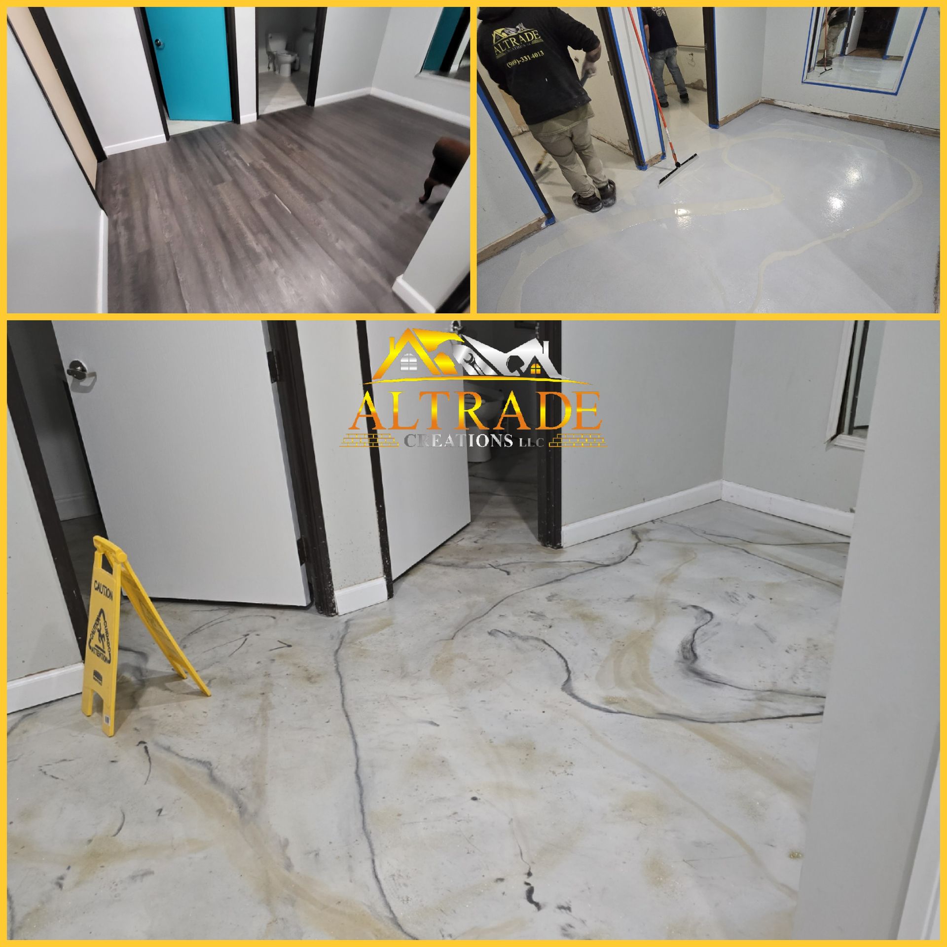 Flooring installations in Mount Pleasant, MI by Altrade Creations