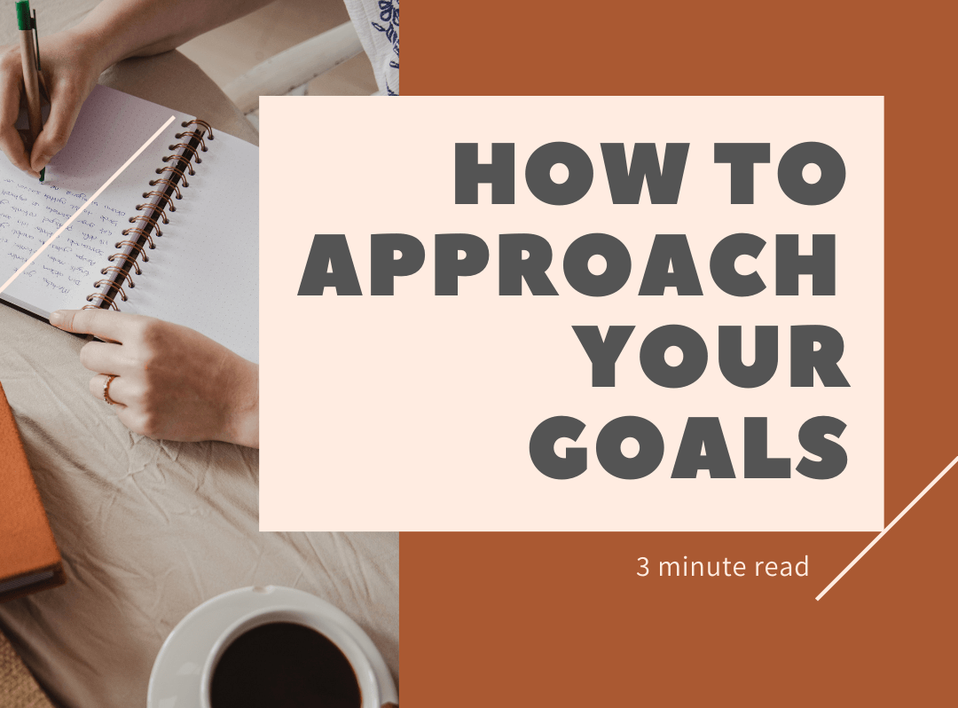 How we approach and identify with our goals will determine if we achieve them.