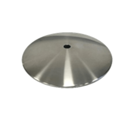 De Chill Line ronde voet in chroom biedt een elegante, glanzende afwerking met een moderne uitstraling, een verfijnd ontwerp.