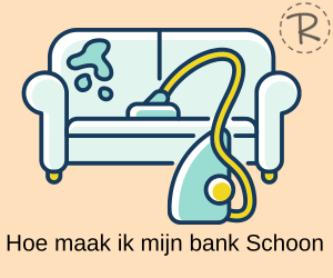 Illustratie van een bank die zorgvuldig wordt gestofzuigd, met speciale aandacht voor een optimaal schoonmaakresultaat.