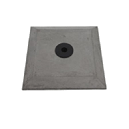 De Chill Line voet van vierkant beton biedt een stoere, moderne basis met een robuuste uitstraling.