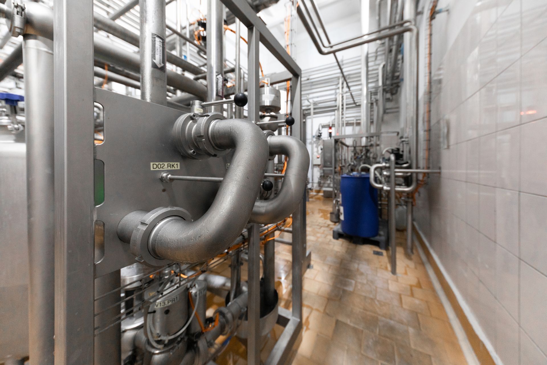 maintenance being done on boiler 