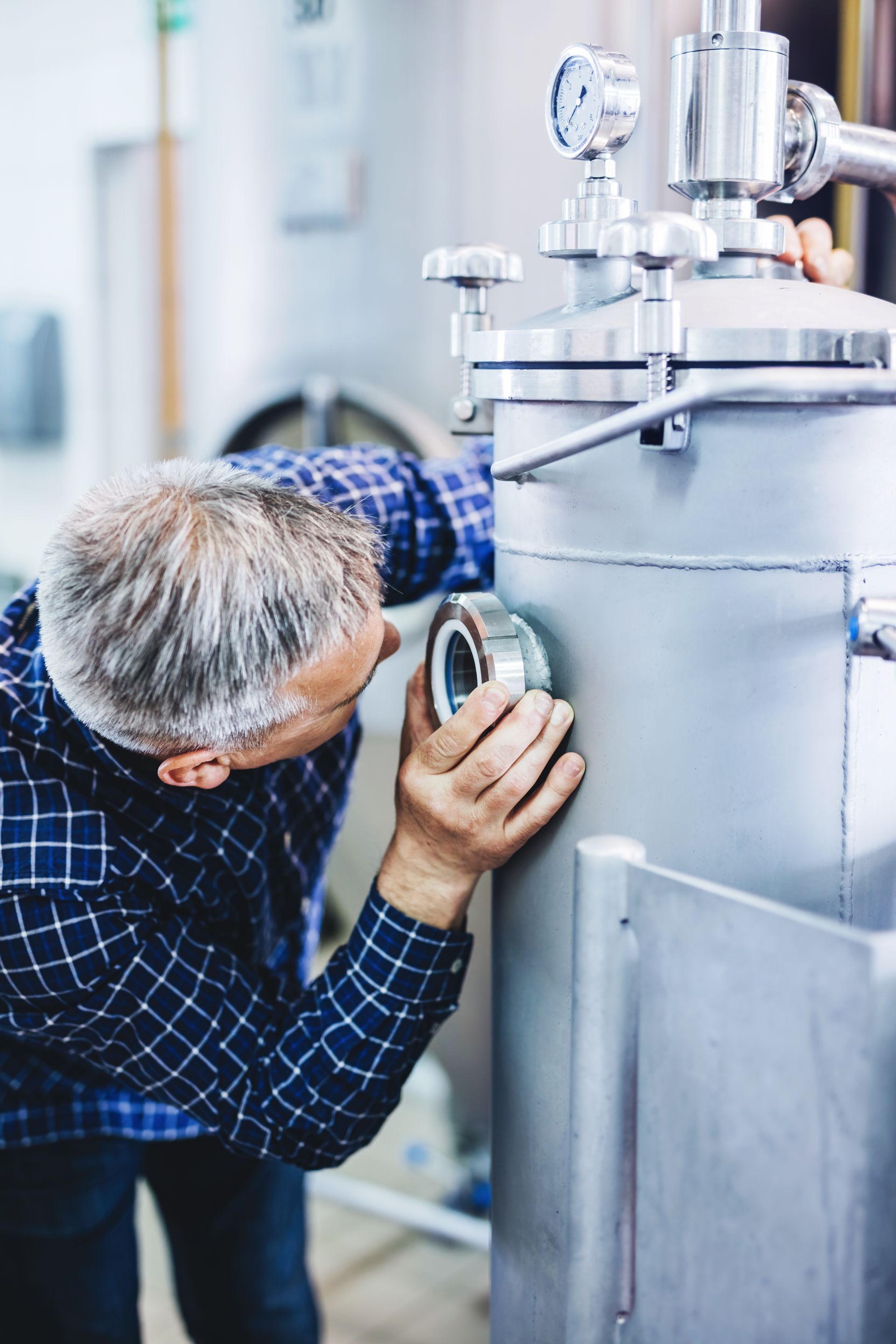 boiler being repaired by a professional