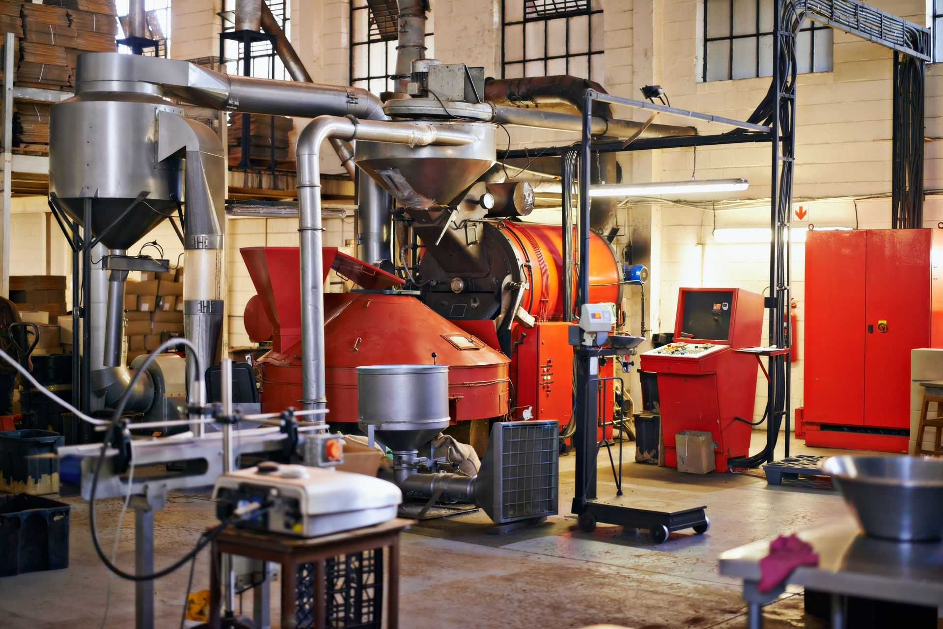 boiler safety check taking place 
