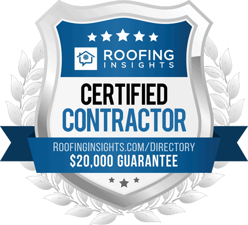 roofing insights is a certified contractor with a $ 20,000 guarantee .