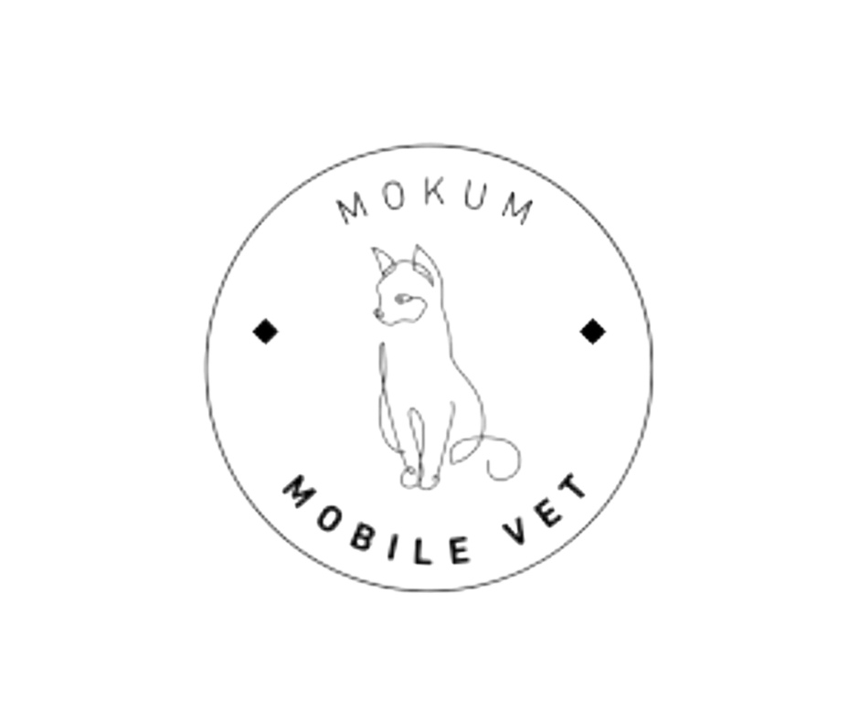 Een zwart-wit logo voor een mobiele dierenarts