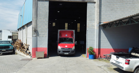 Portal do Caldeirão, area de carga e descarga. Caldeirão Industrial.
