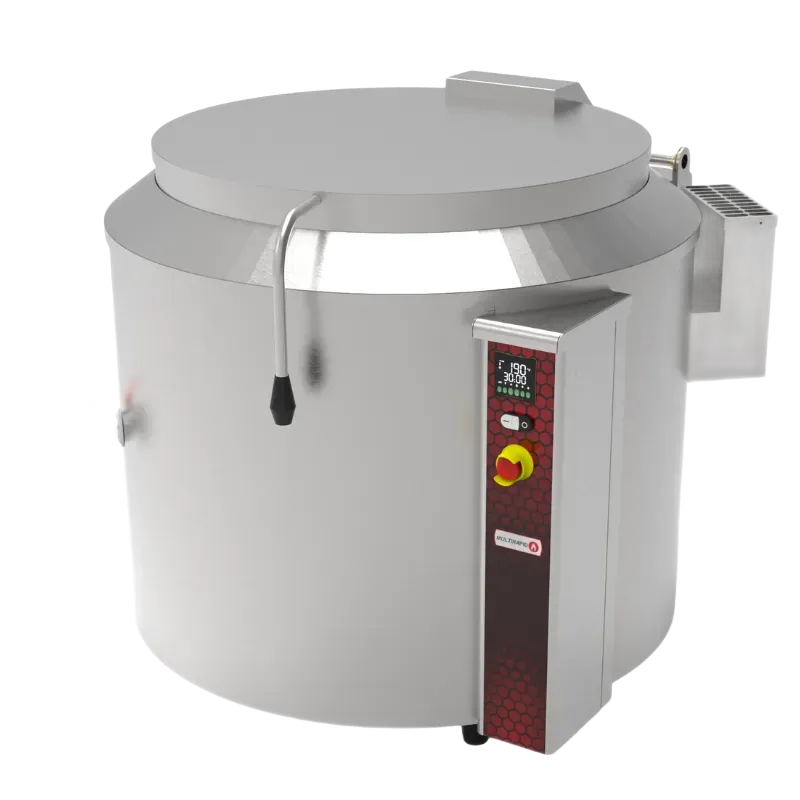 Caldeirão fluído térmico em aço inox