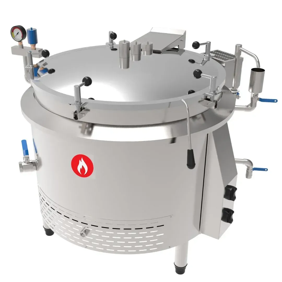 Caldeirão industrial autogerador de vapor autoclave em aço inox