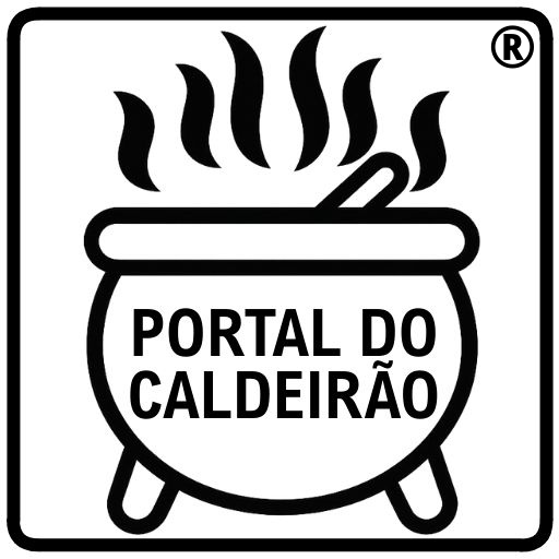 Logo com a marca Portal do Caldeirão
