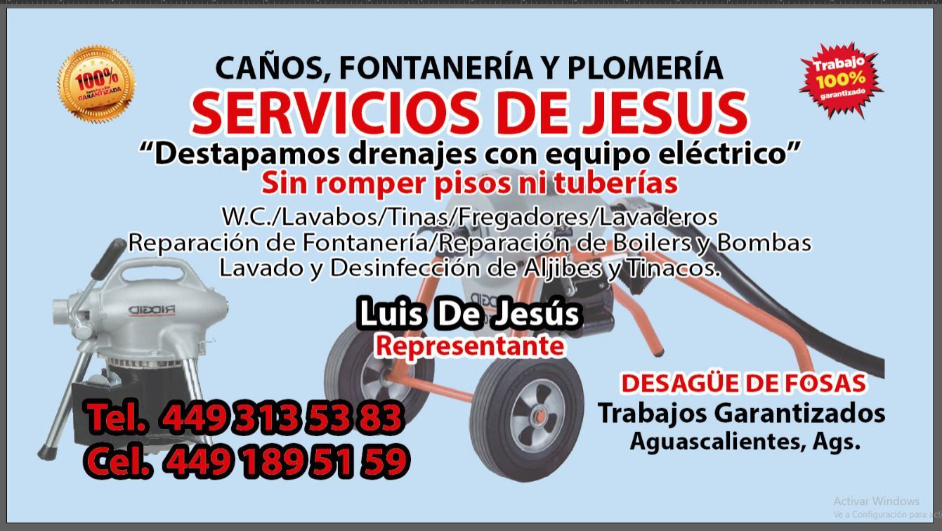 SERVICIO DE PLOMERÍA JESÚS