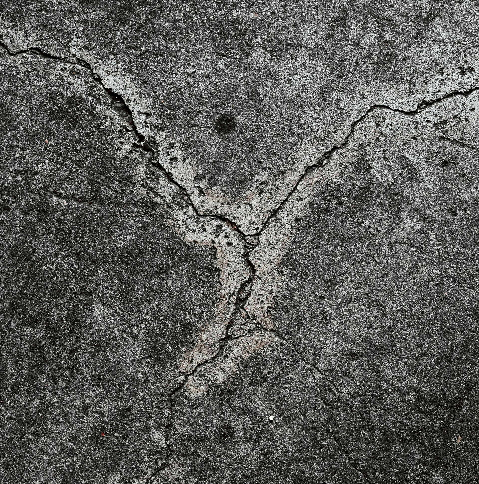basement floor crack