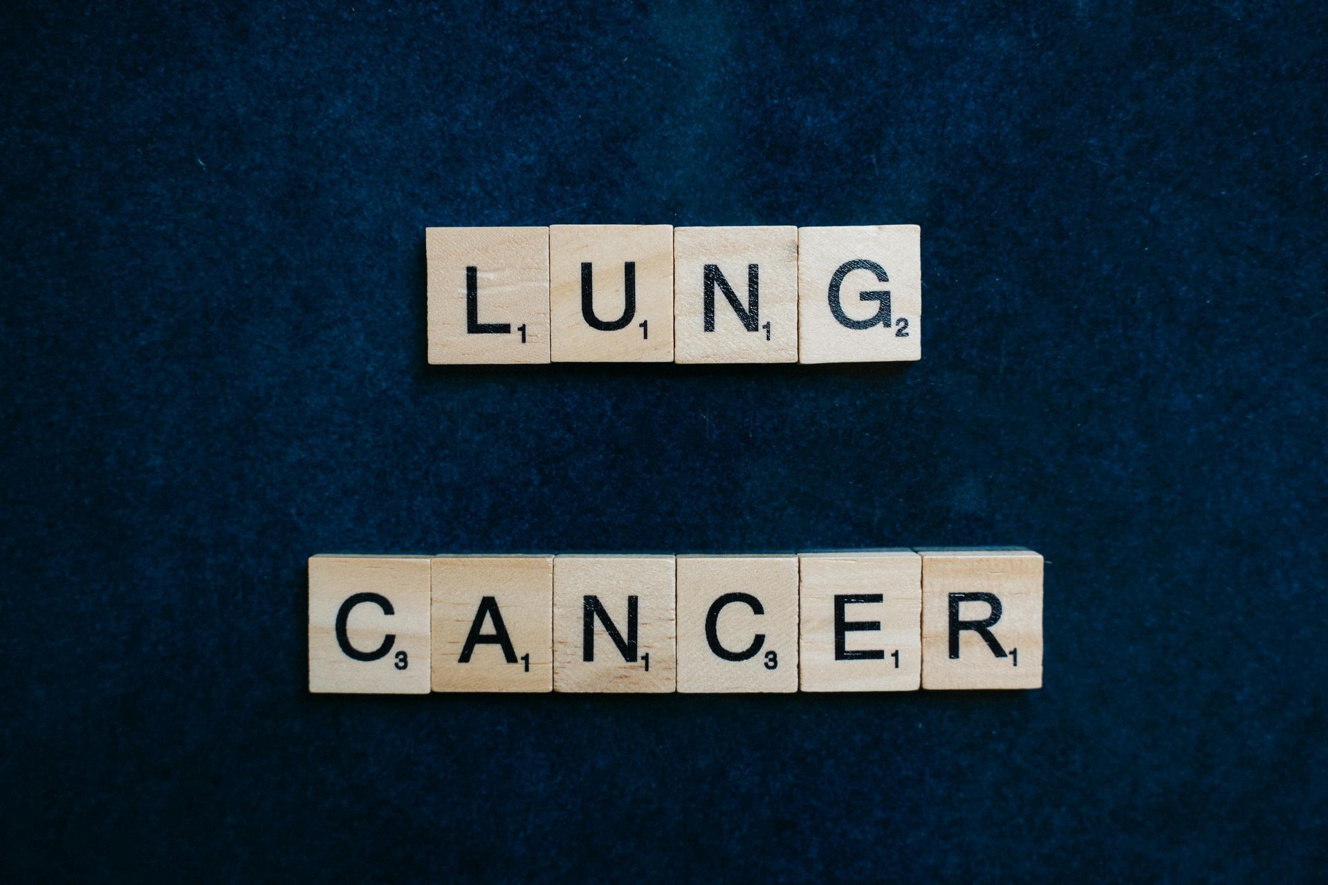 lung cancer scrabble tiles