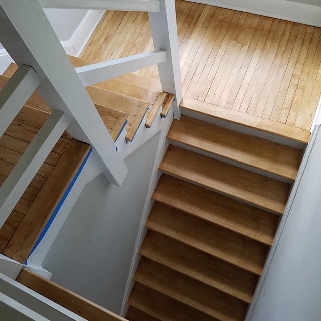 Wooden Stairs — Saukville, WI — Sandmasters Hardwood Floors
