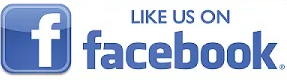 A facebook logo that says like us on facebook