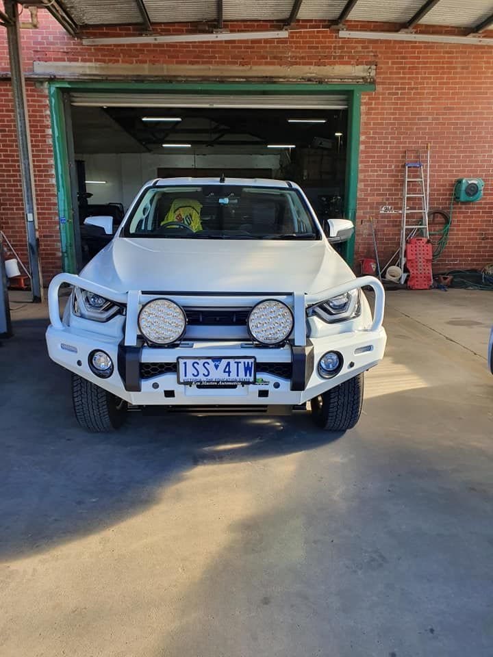 White Truck is Parked in Front of Auto Repair Shop — Traralgon, VIC — Traralgon 4WD Centre